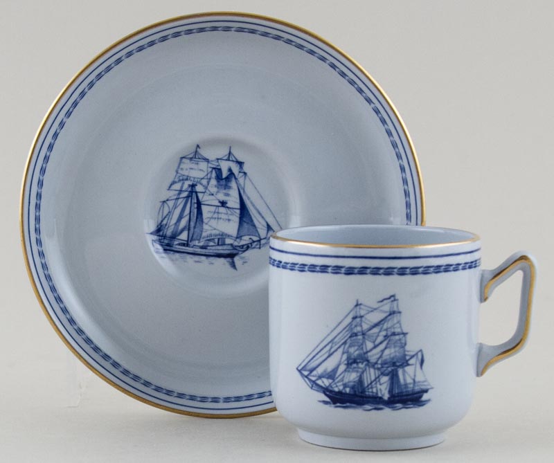 Coffee Cup and Saucer Brig Eliza c1970s